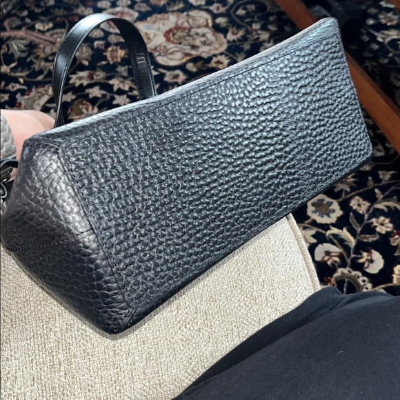 Brighton Black Satchel with Tassel and Heart Charm
